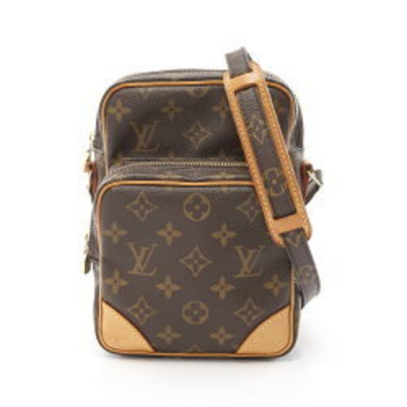 Louis Vuitton Amazon Shoulder Bag Leather Monogram Brown - Picture 1 of 8